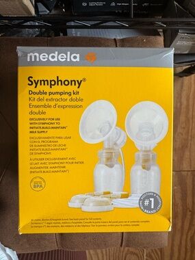 Medela Symphony Double Pumping Kit - Yellow/White
